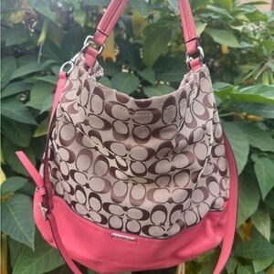 Vintage Coach Park Signature Hobo Bag